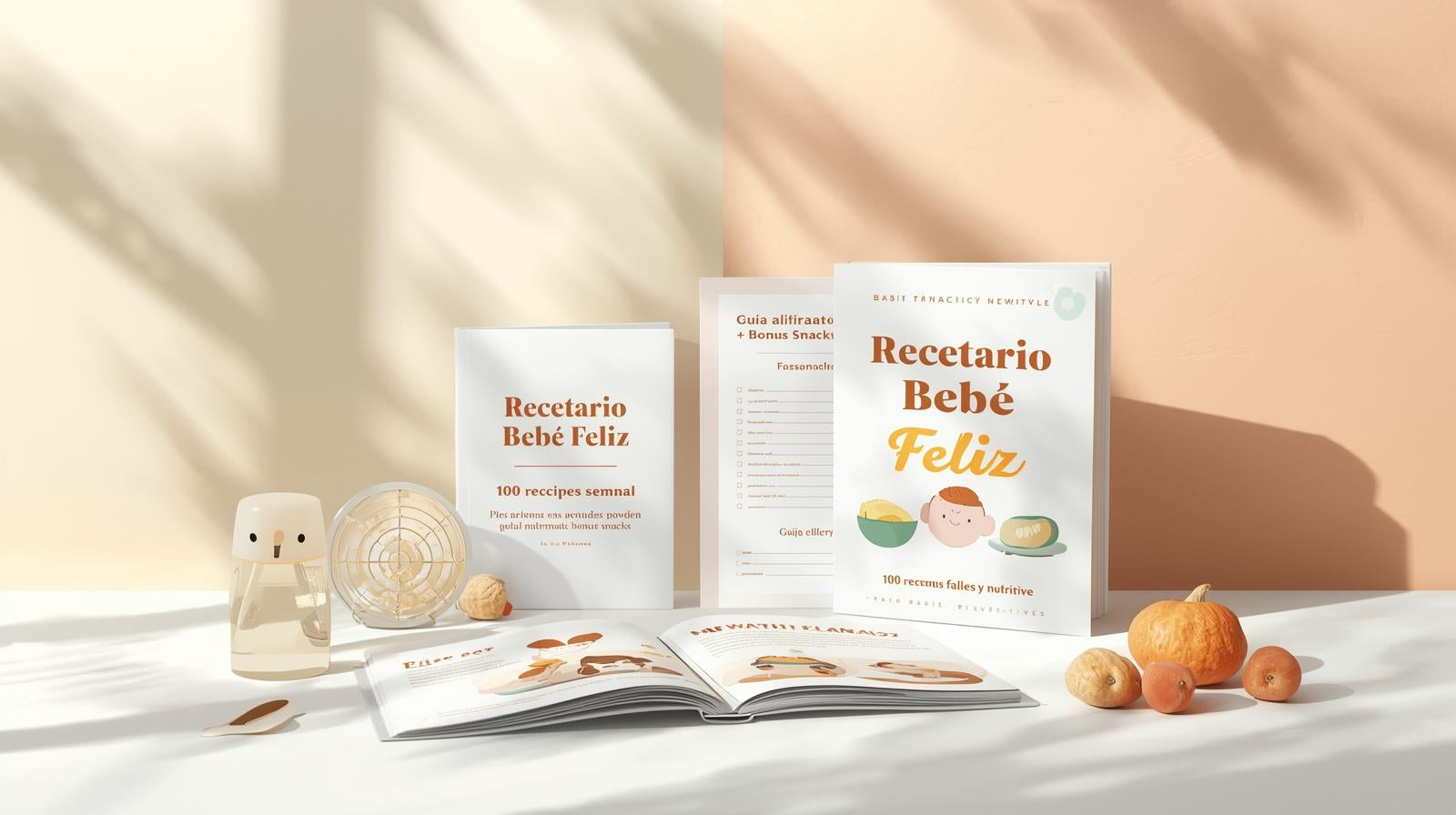 Bebé Feliz – 100 Recetas Naturales - Oferta especial por lanzamiento solo x hoy